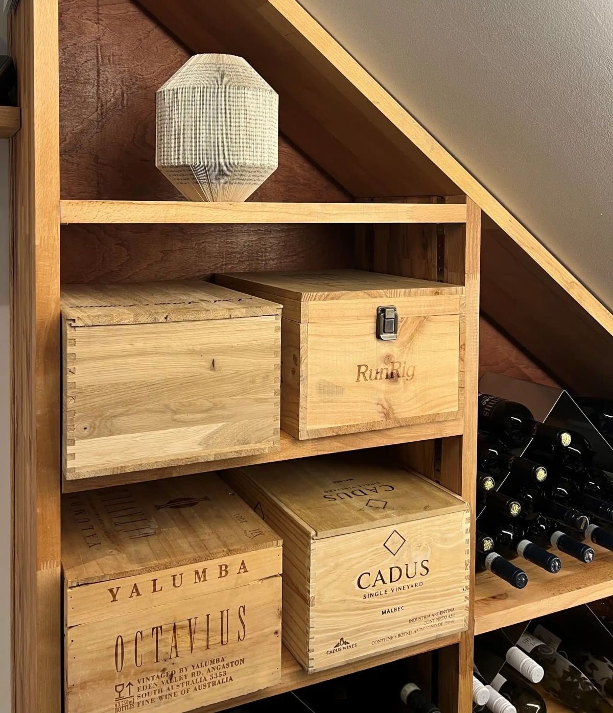 Stylish Under-Stairs Wine Rack Ideas