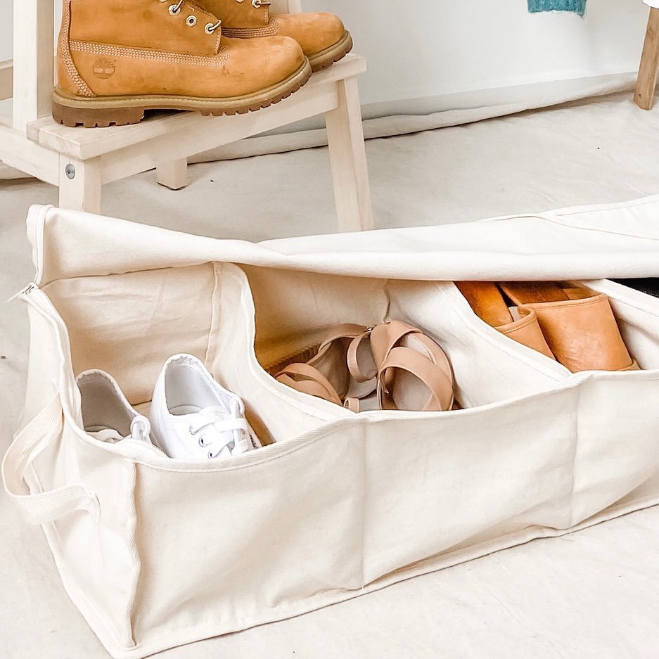 Sustainable Canvas Shoe Storage Solutions