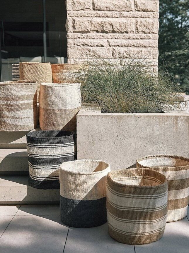 Sustainable Wicker Baskets for Eco-Organization