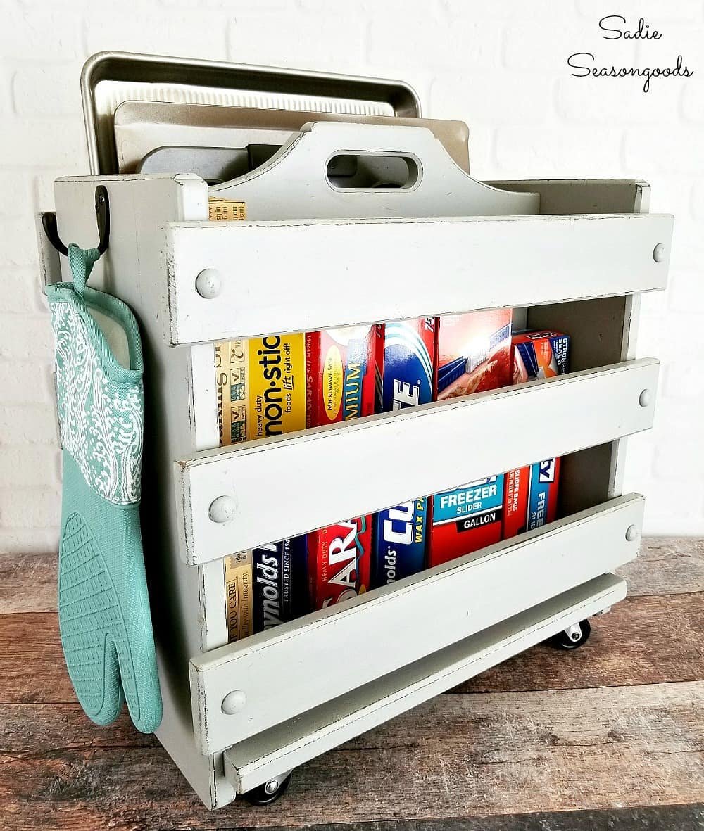 Transform Magazine Rack to Caddy