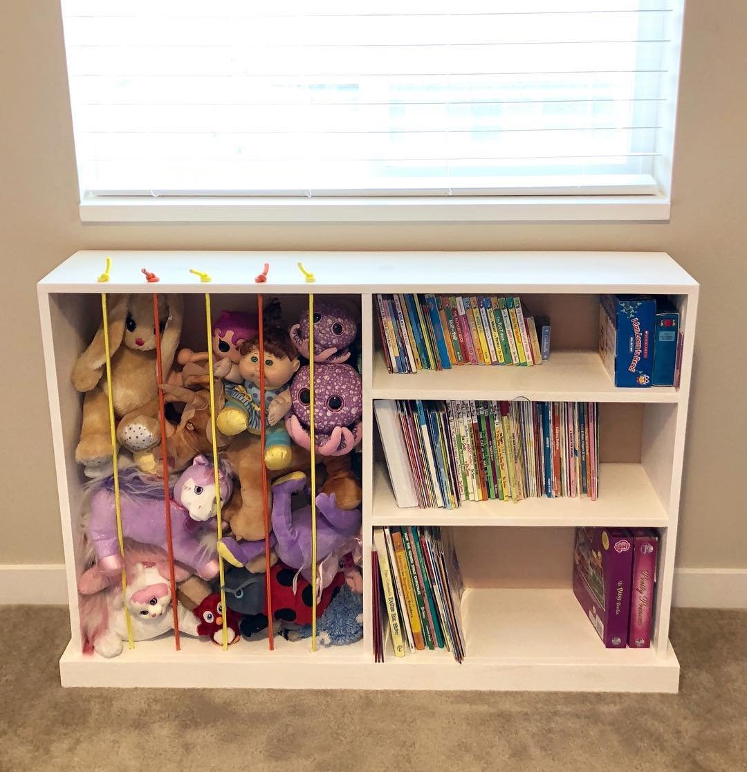 Transform Your Bookcase for Plushies