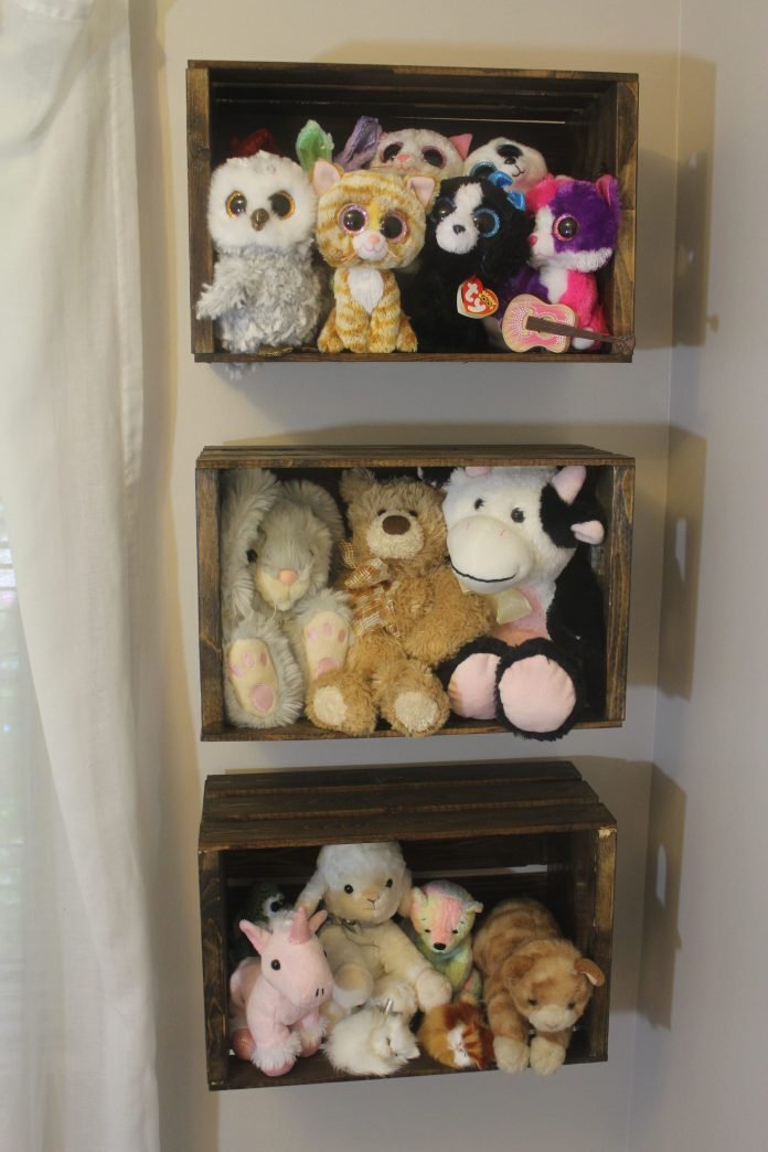 Versatile Storage Crates for Stuffed Animals