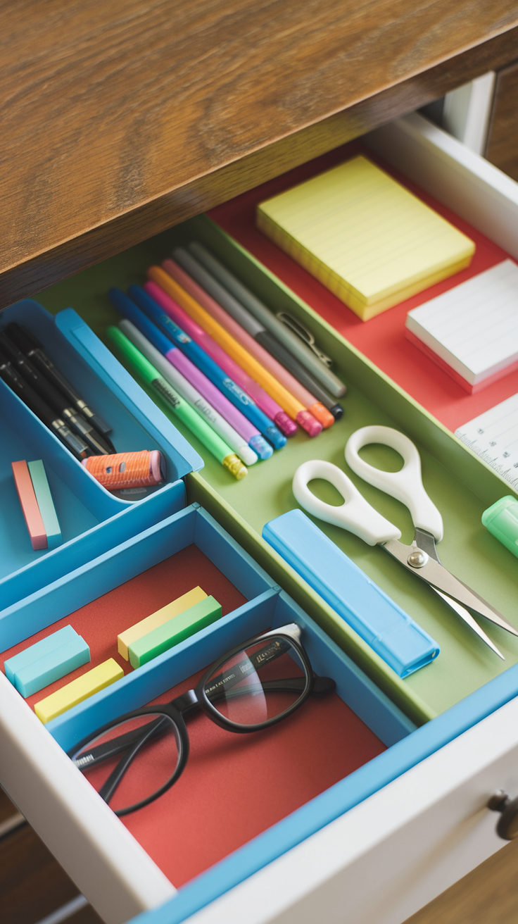 Creative Desk Drawer Organization Hacks