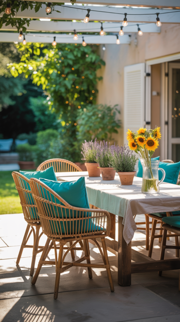 Outdoor Dining Setup