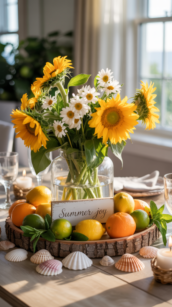 Summer-Inspired Table Centerpieces