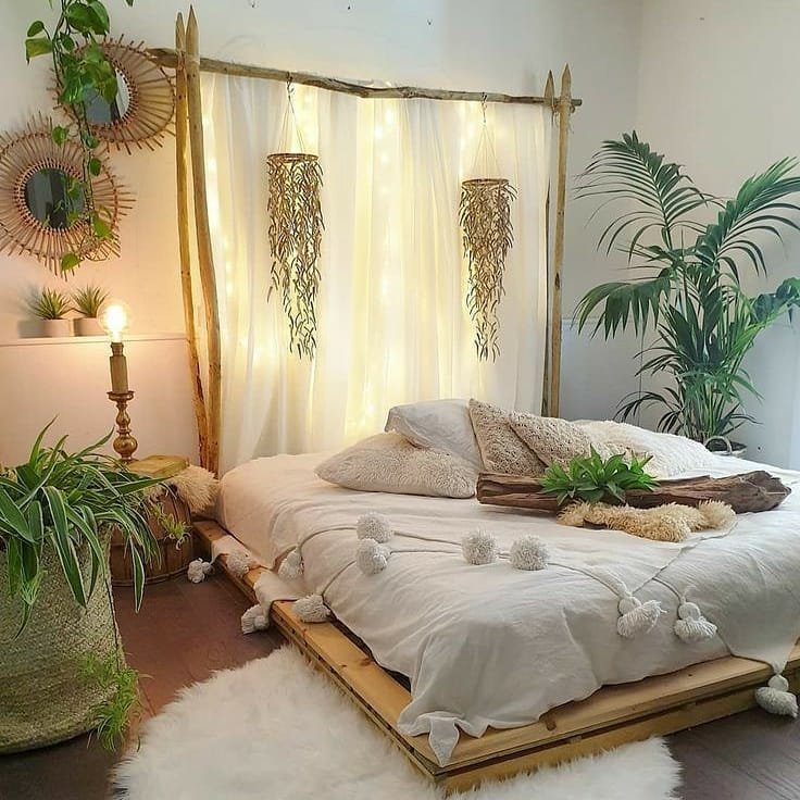 Bamboo-Inspired Bedroom Serenity