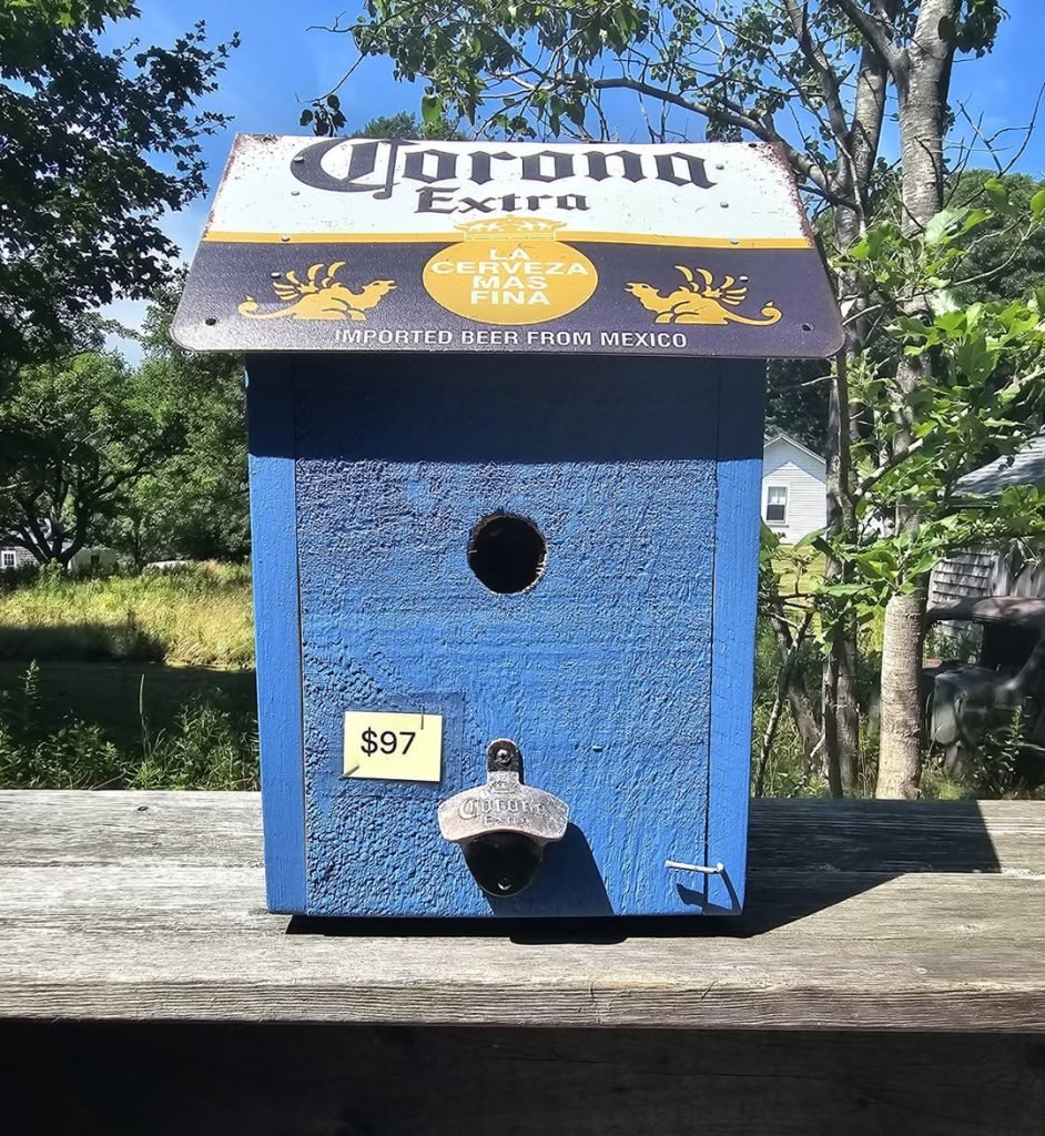 Beer Sign Birdhouse Design