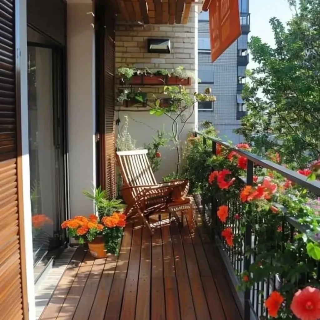 Blooming Balcony Retreat