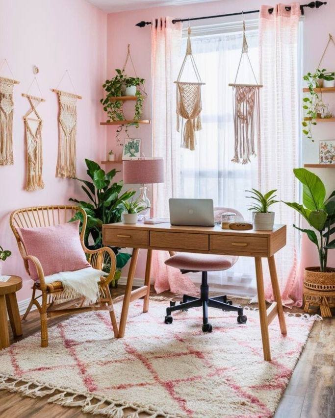 Blush Pink Office Haven