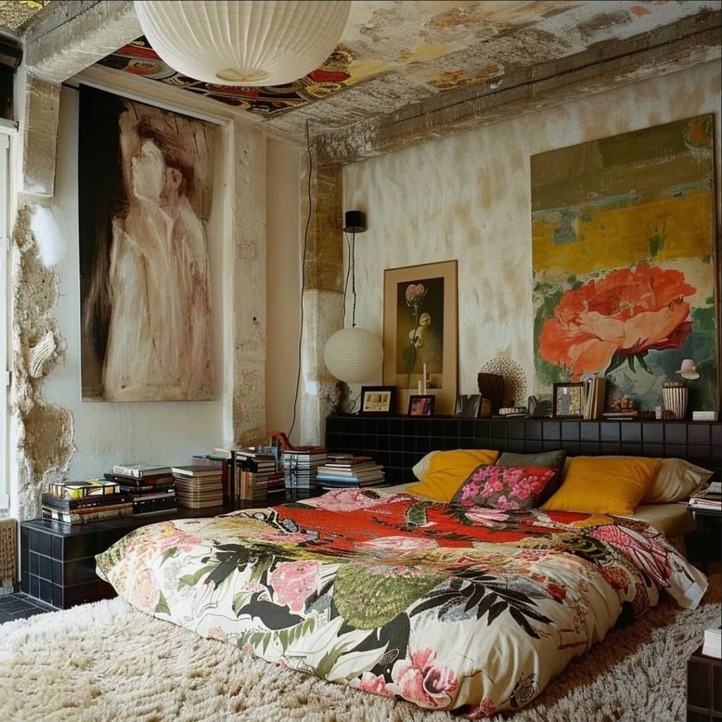 Bohemian Artistic Bedroom Oasis