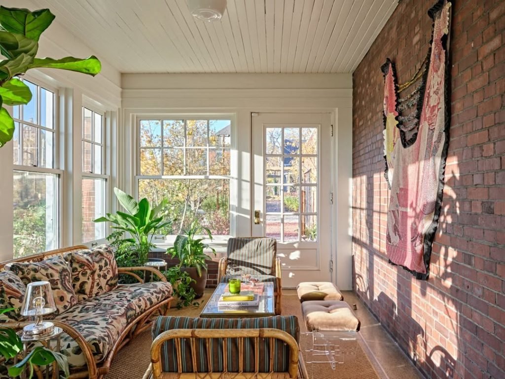 Brick and Rattan Harmony