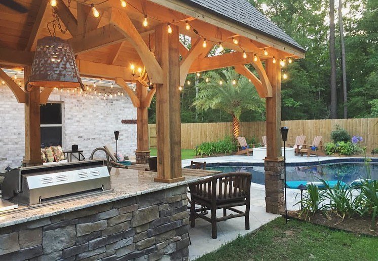 Charming Outdoor BBQ Area