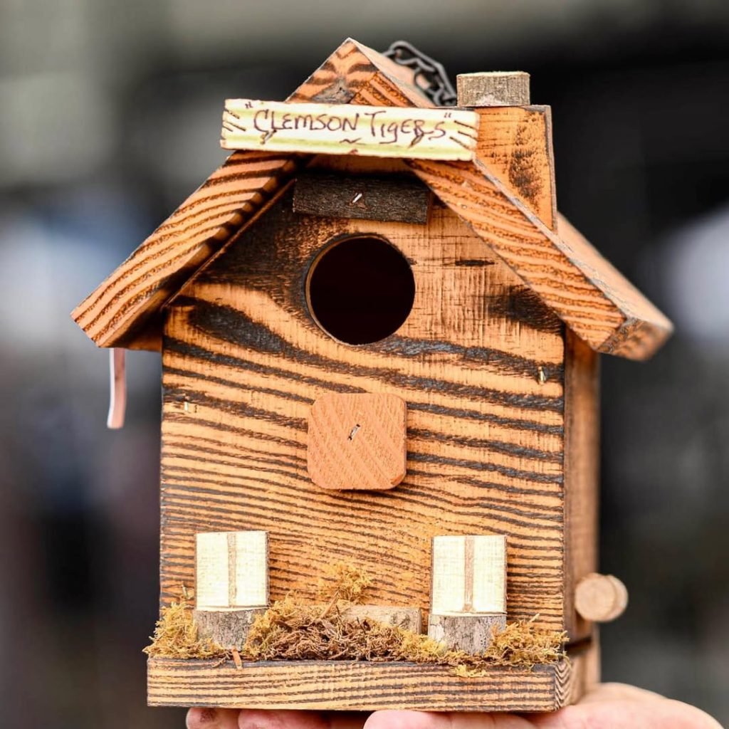 Clemson-Themed Birdhouse Design