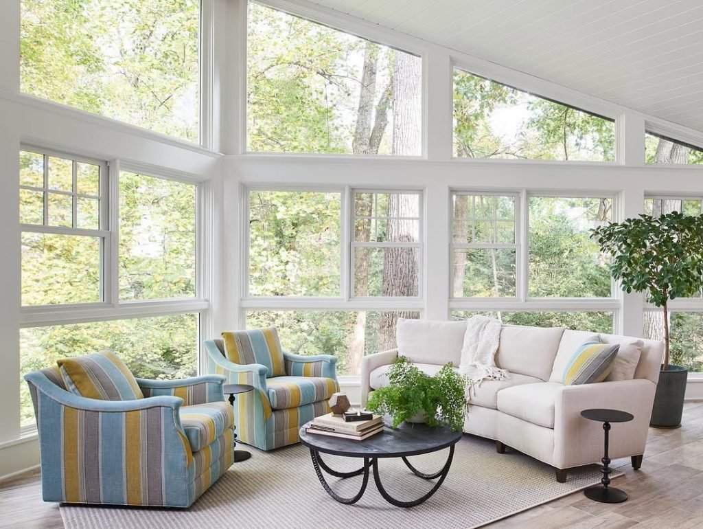 Coastal-Inspired Indoor Oasis