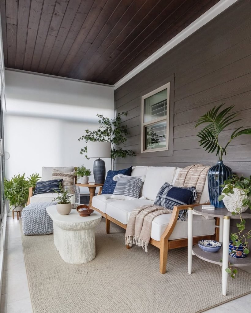 Coastal-Inspired Porch Design