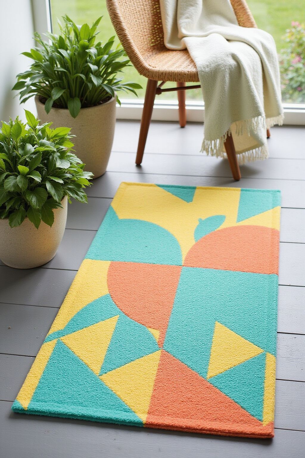 Colorful Welcome Mat