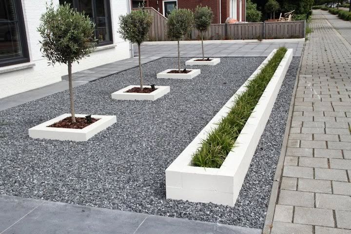 Contemporary Grey Garden Design