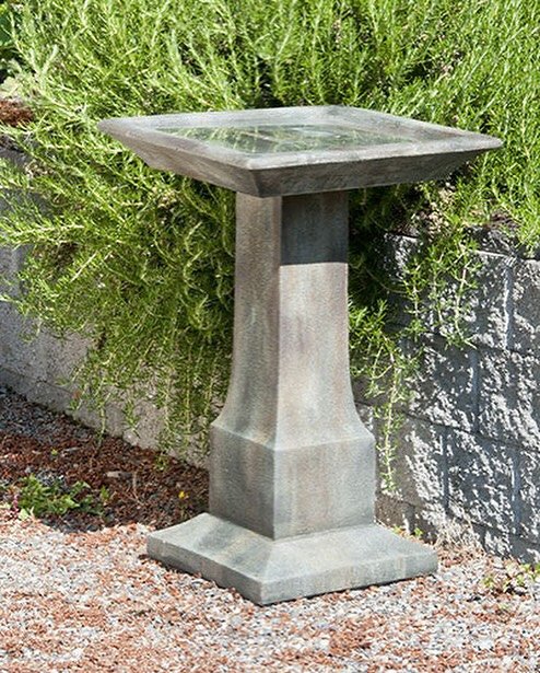 Contemporary Minimalist Birdbath