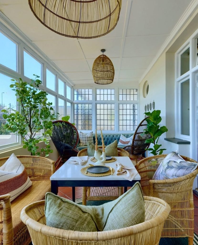 Cozy Bohemian Dining Space