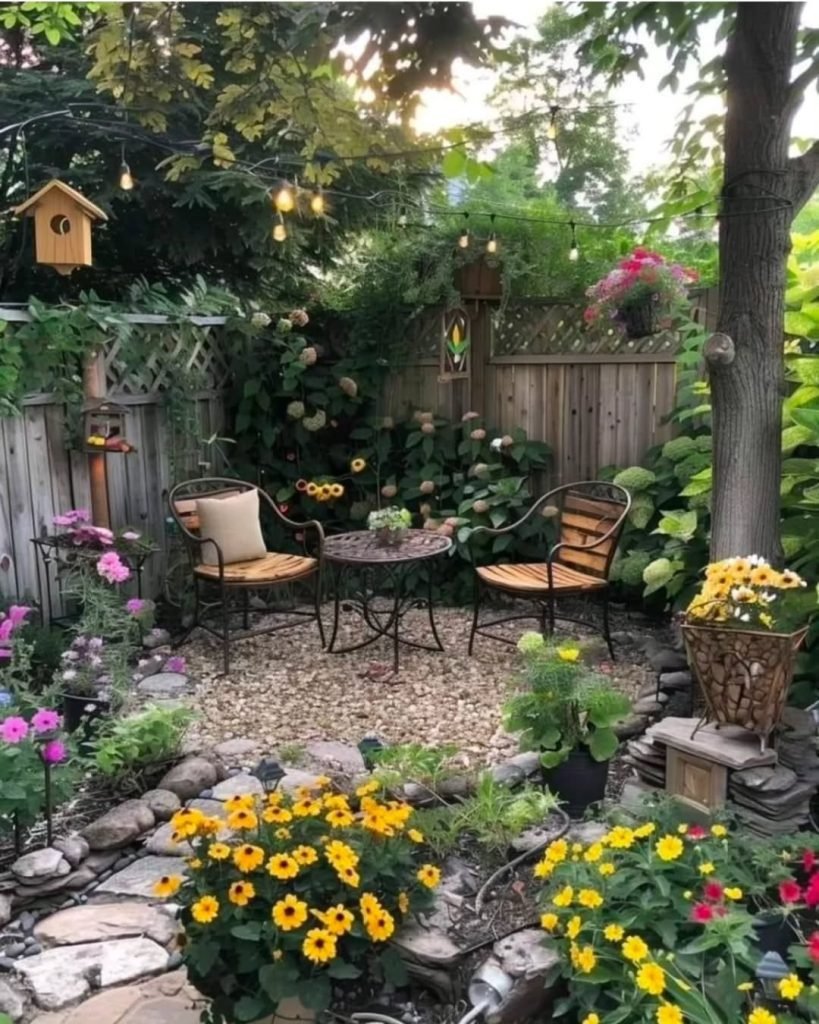 Cozy Garden Dining Space