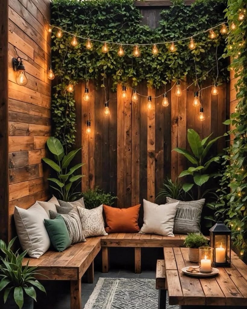 Cozy Rustic Garden Nook