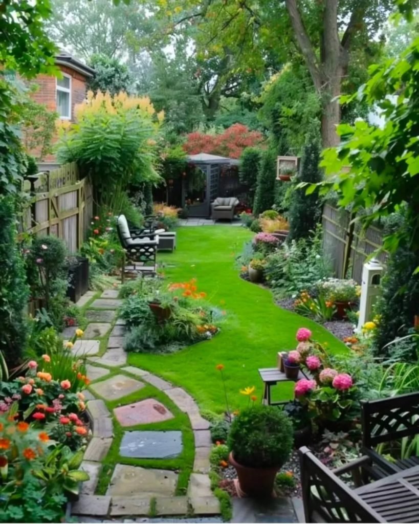 Curved Garden Pathway Design