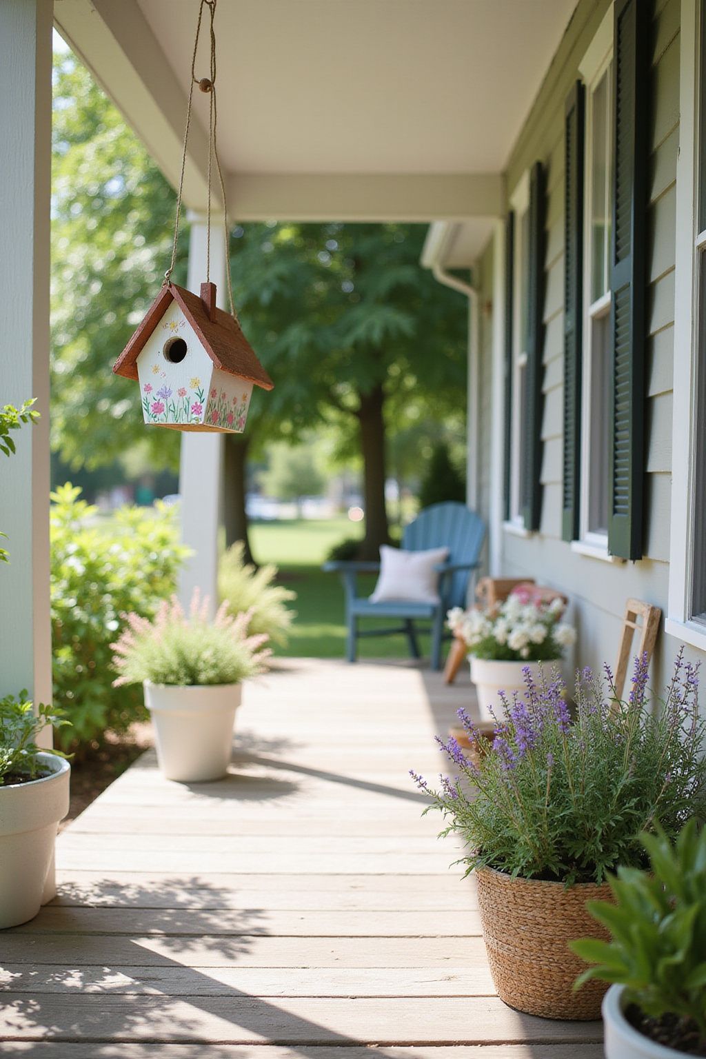 Decorated Birdhouse