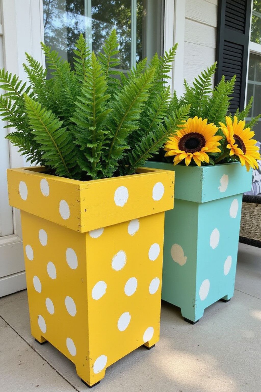 DIY Painted Planters