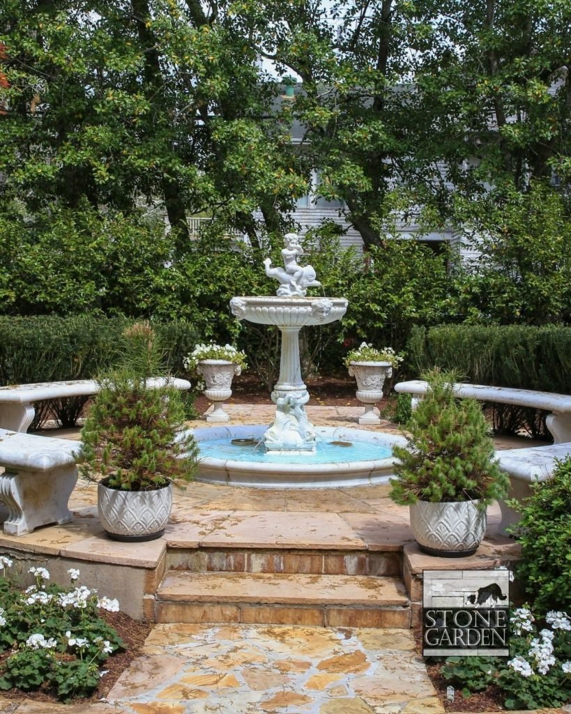 Elegant Tiered Fountain Design