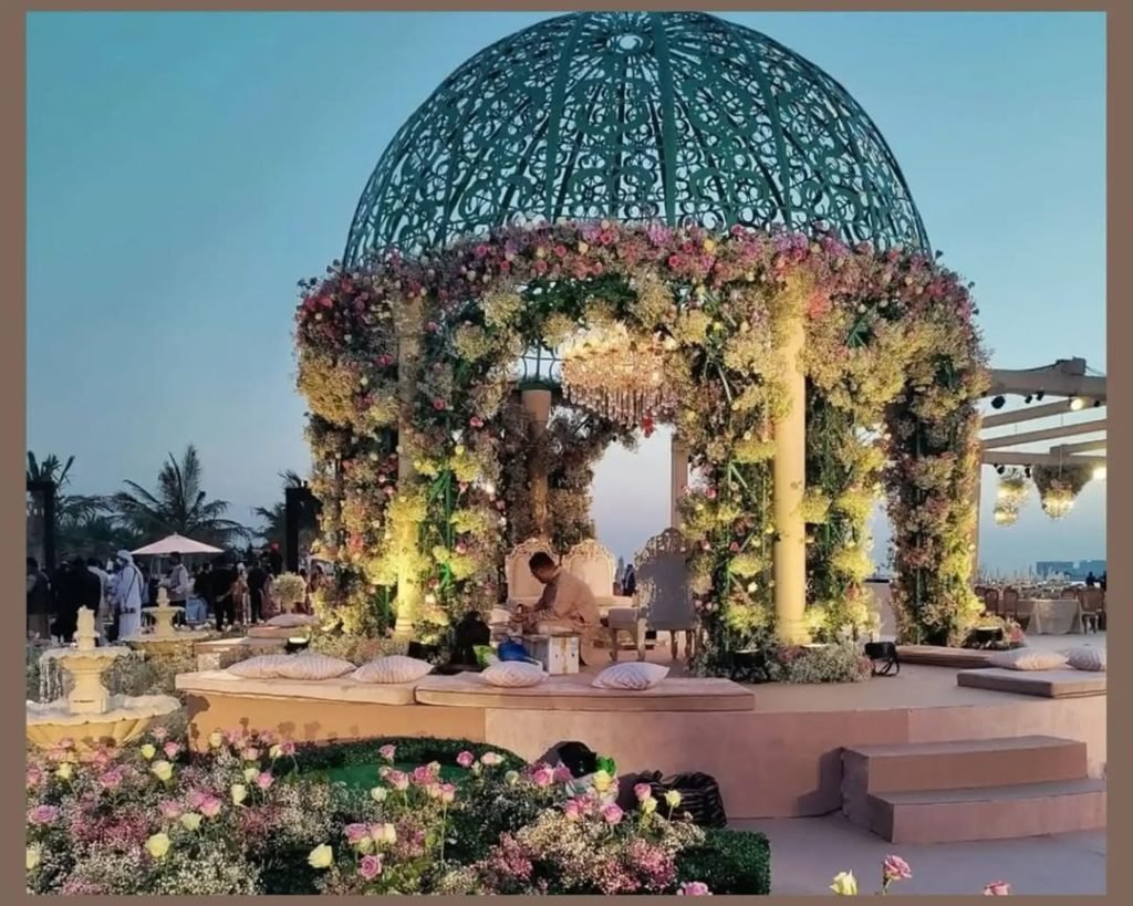 Elevated Floral Wedding Space