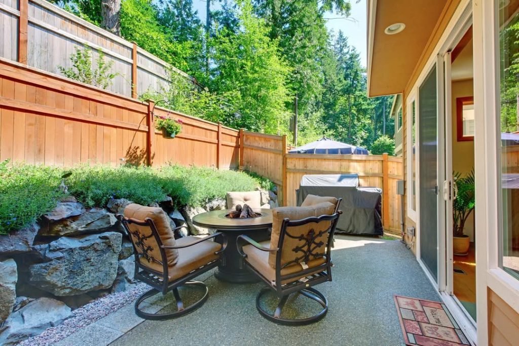 Inviting Fire Pit Area