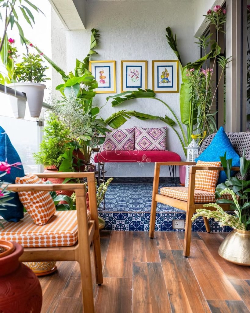 Lush Balcony Oasis