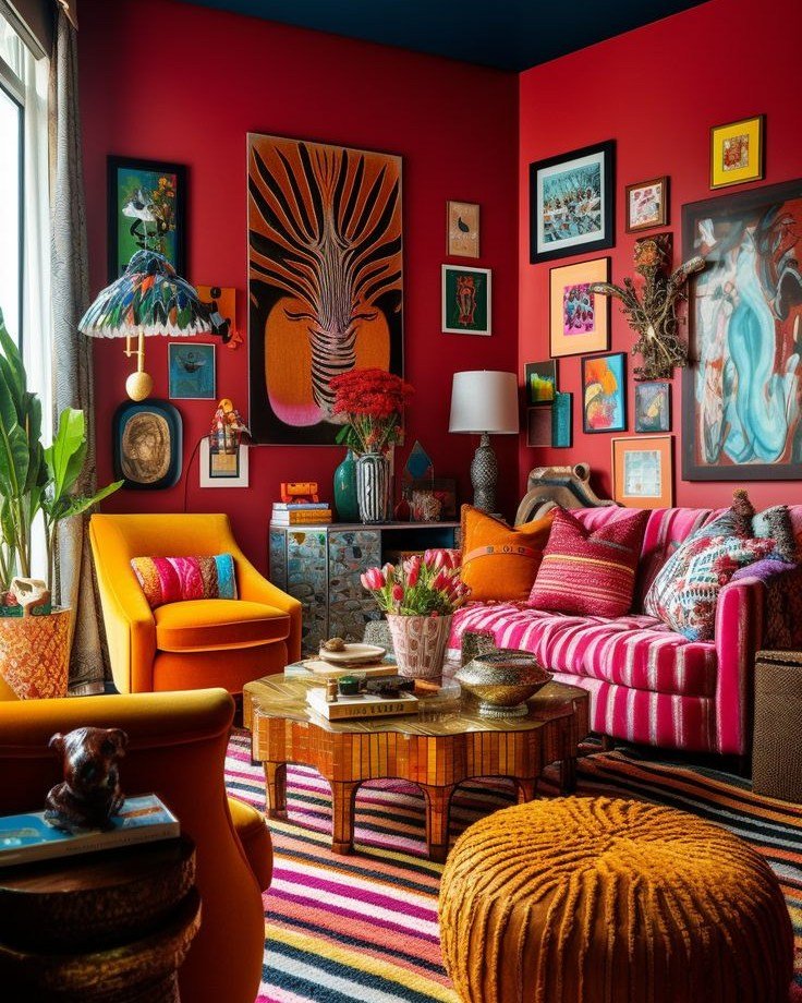 Maximalist Art Display