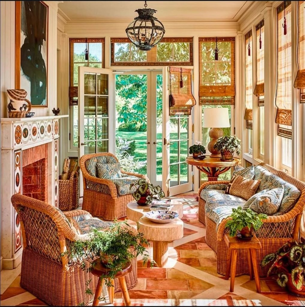 Mediterranean Sunroom Design