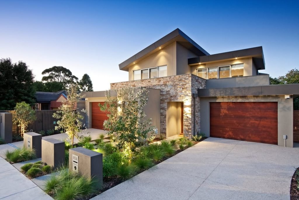 Modern Stone Landscape Design