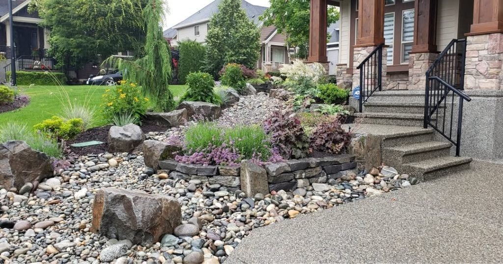 Multi-Level Rock Garden Design