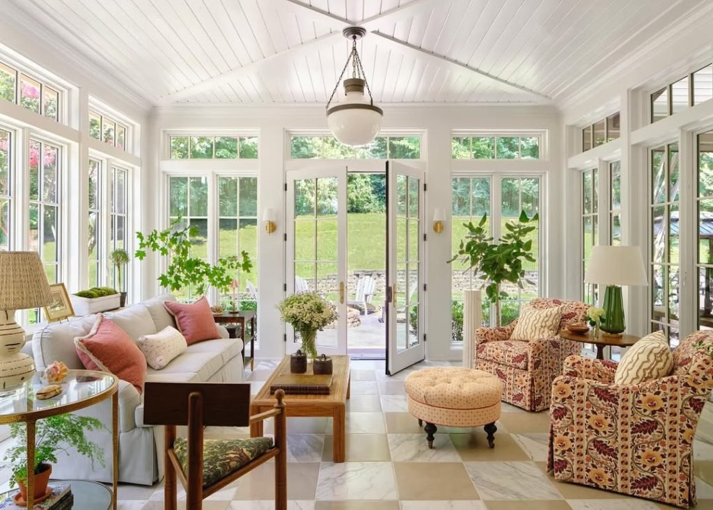 Nature-Inspired Sunroom Design