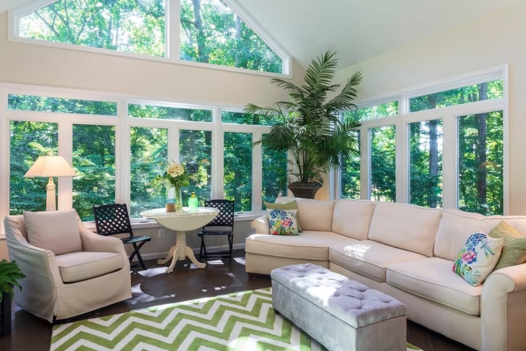 Nature-Inspired Sunroom Retreat