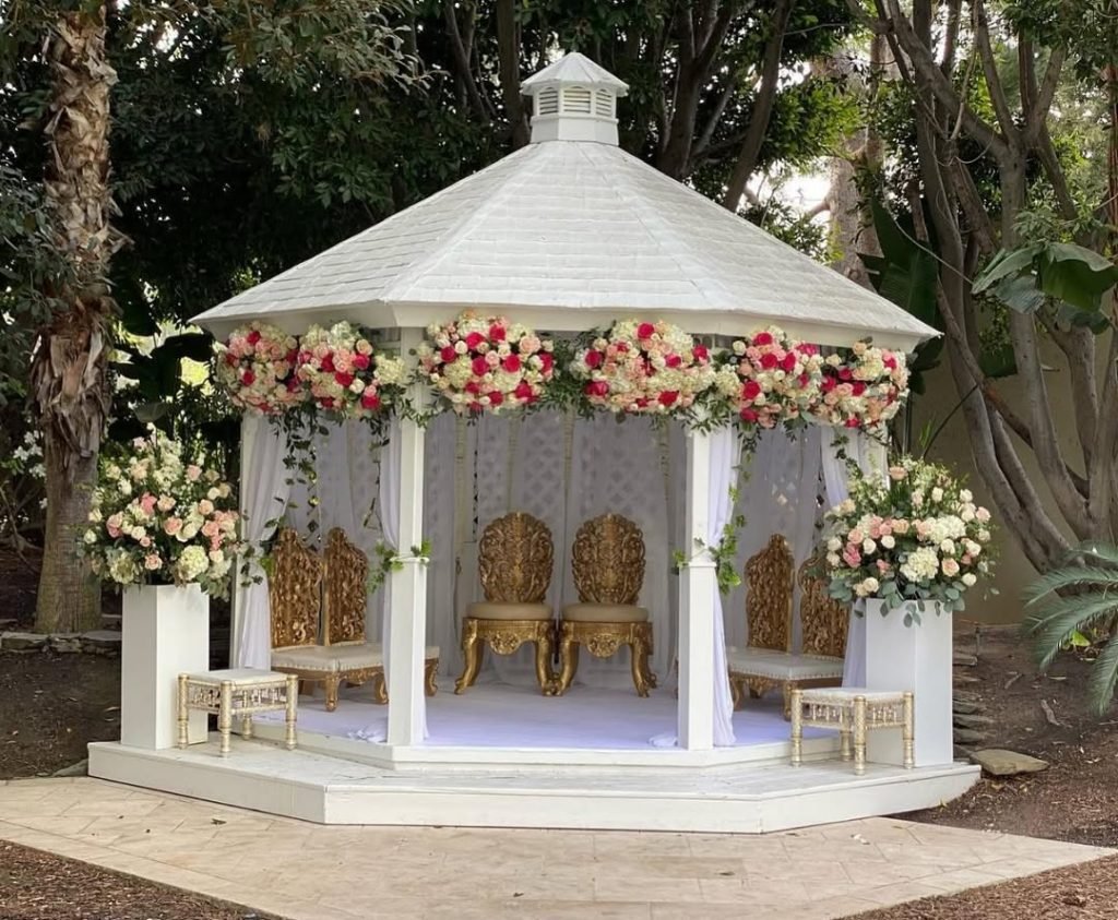Opulent Golden Ceremony Pavilion