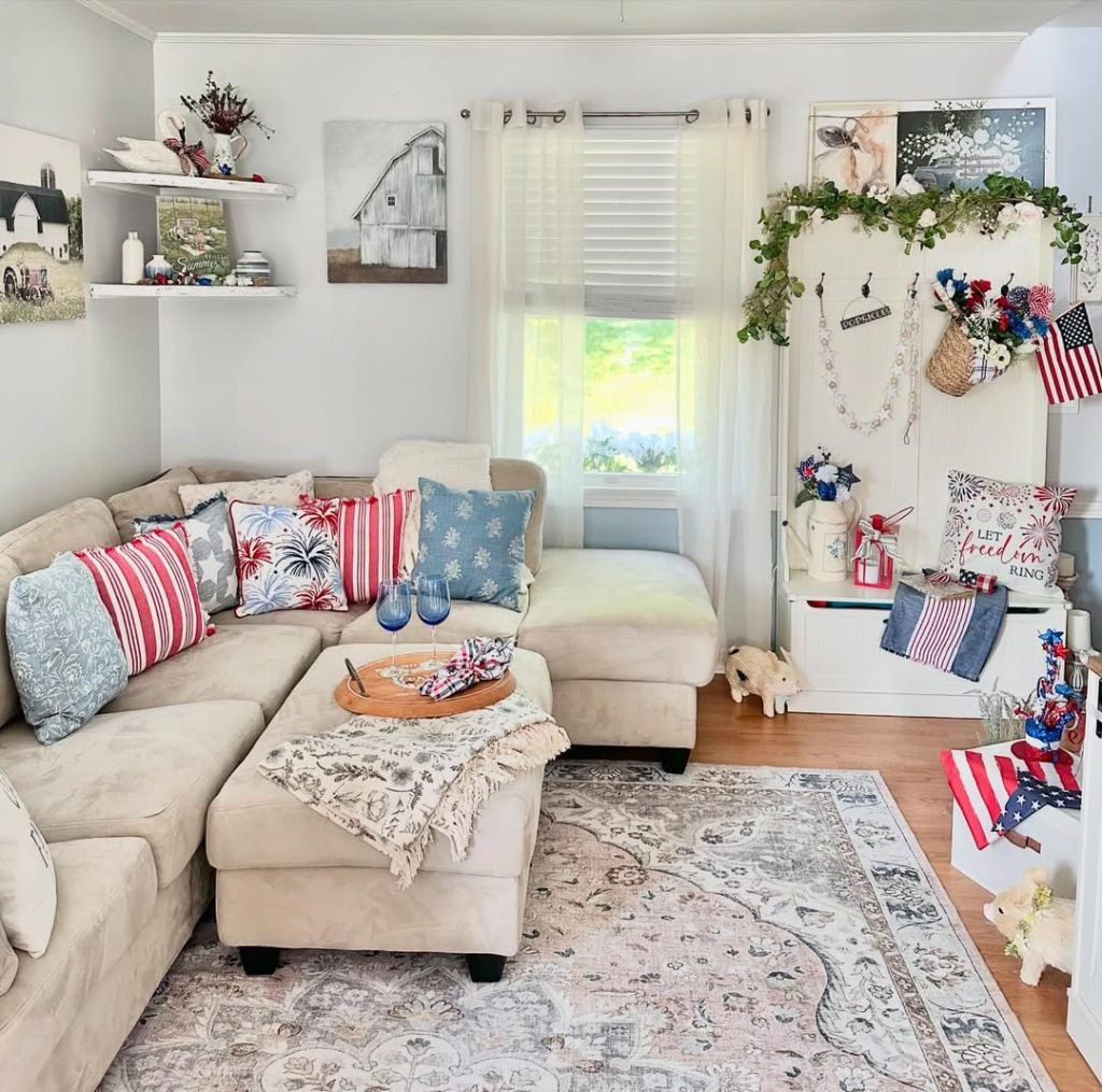 Patriotic Living Room Decor