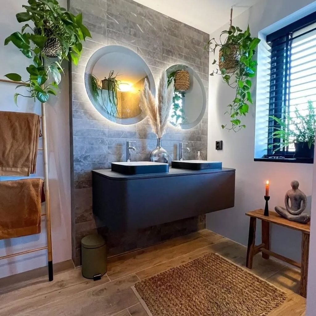 Spa-Inspired Double Vanity Design