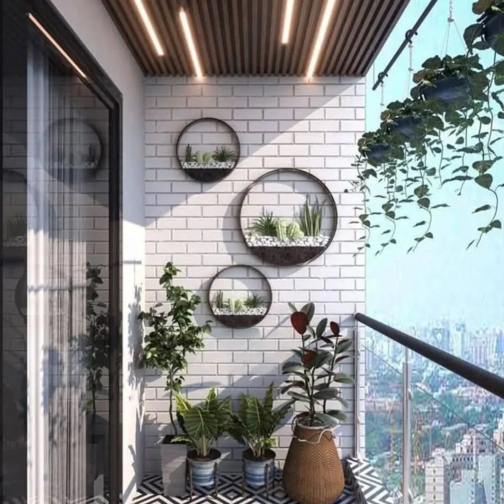 Stylish Geometric Planter Arrangement