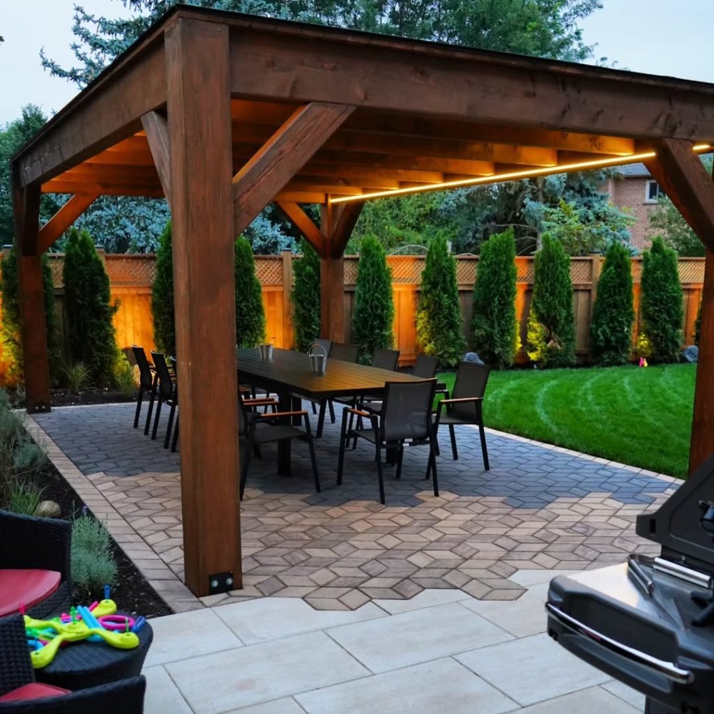 Stylish Outdoor Entertainment Space