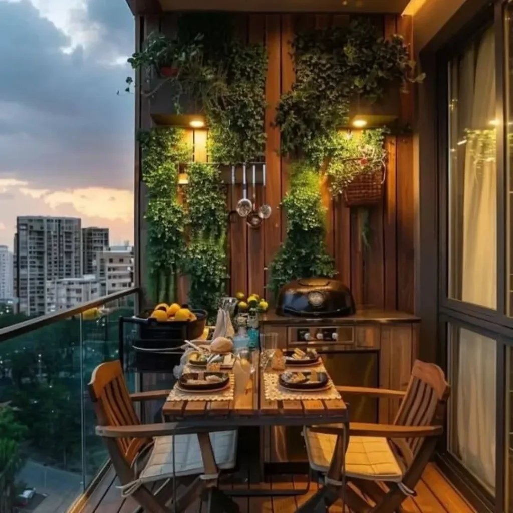Terrace Dining with City View