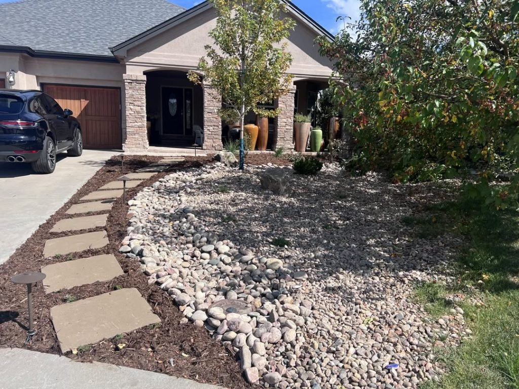 Textured Rock Garden Design