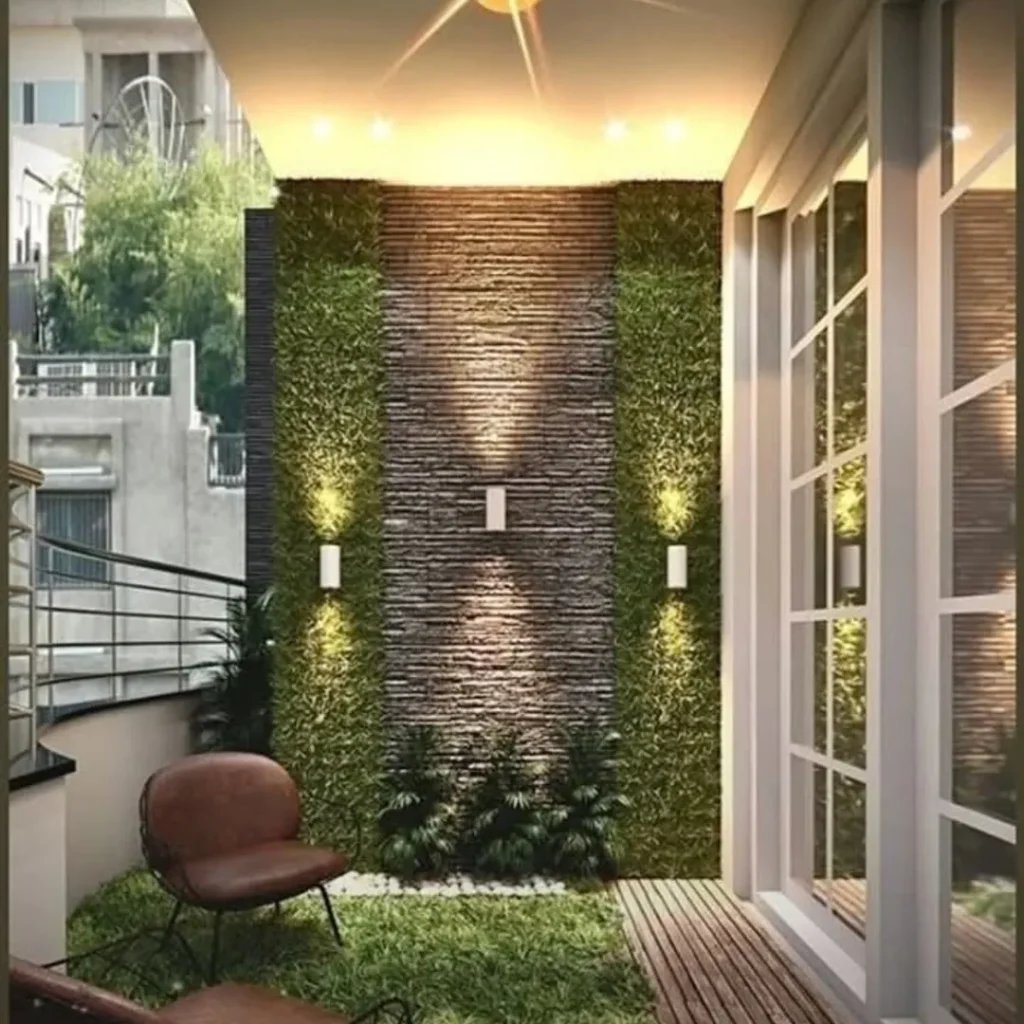 Textured Waterfall Feature