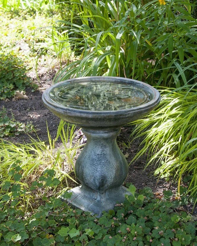 Tranquil Bird Bath Corner