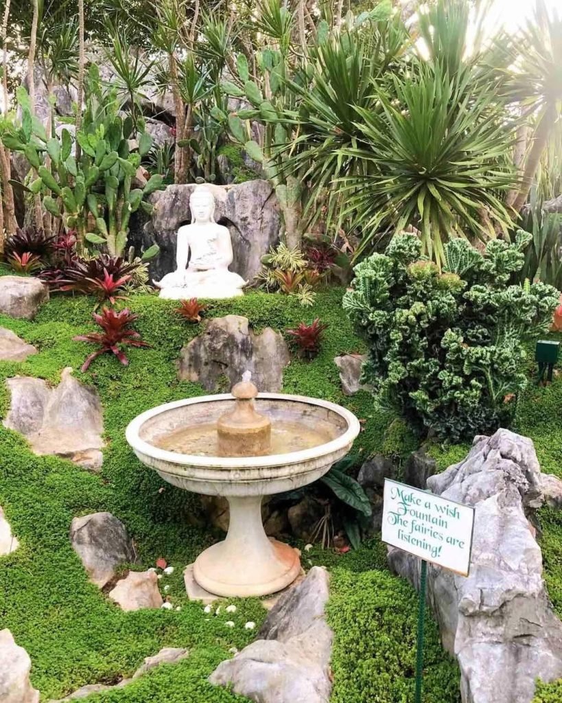 Tranquil Stone Fountain Setup