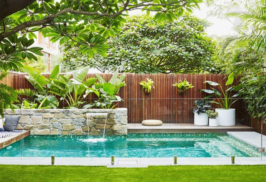 Tropical Pool Retreat