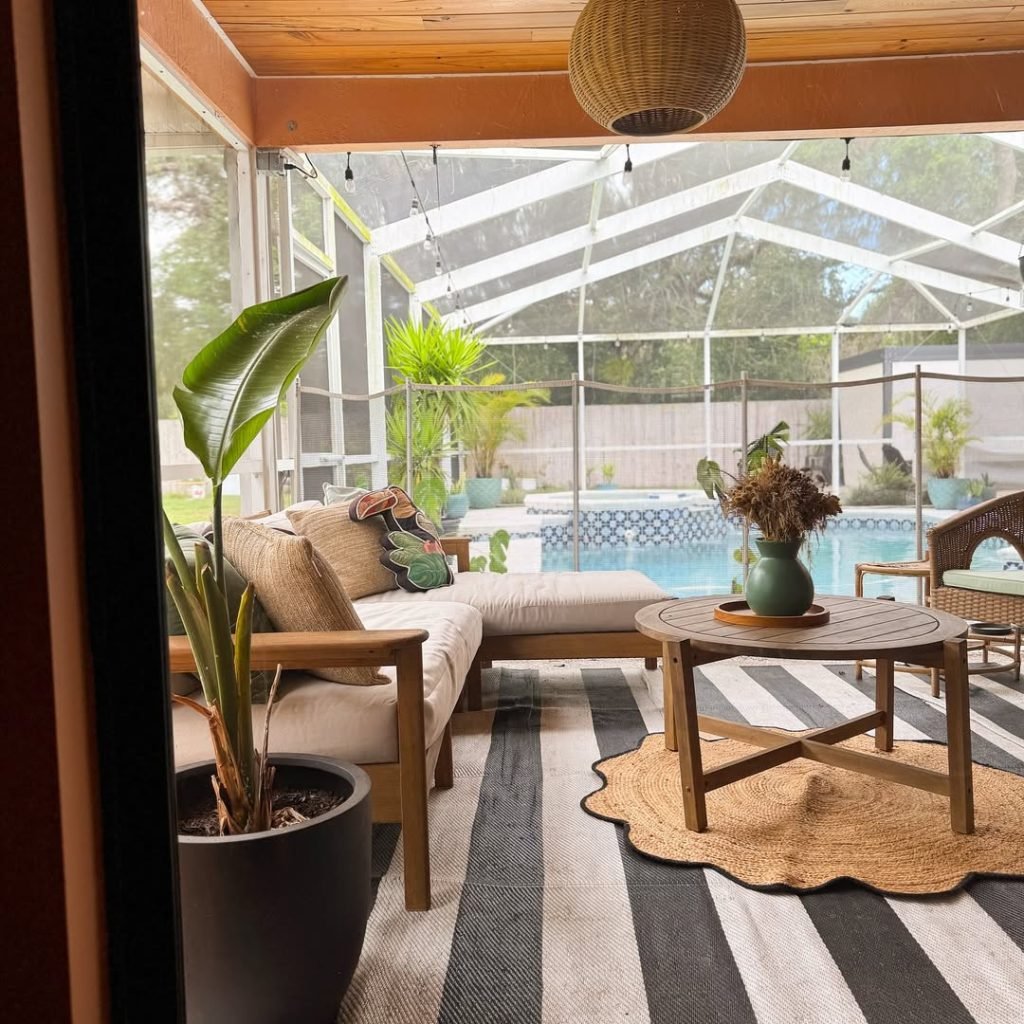 Tropical Poolside Oasis